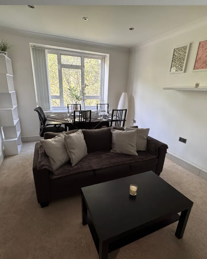 A clean, tidy lounge in a holiday let after a changeover clean